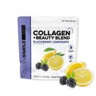 Colágeno em pó Clean Simple Eats BlackBerry Lemonade 30 Serv