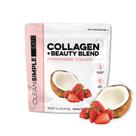 Colágeno em pó Clean Simple Eats Strawberry Colada 30 porções Colágeno em pó Clean Simple Eats Strawberry Colada 30 porções