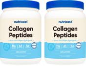 Colágeno em pó Nutricost Pure Hydrolisate 454g (2 pacotes)
