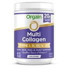 Colágeno em pó orgânico hidrolisado multi 20g tipo I, II, III, V, X