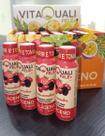 Colágeno líquido VitaQuali pele sabor frutas vermelhas é só abrir e tomar c/ 30 un