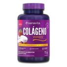 Colágeno Pastilhas Mastigáveis Sabor Morango 72g Sanavita