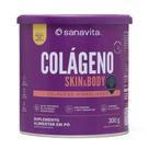 Colágeno Skin & Body Sanavita Abacaxi com Hortelã 300g