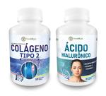 Colágeno Tipo 2 120 Cápsulas 40mg Ácido Hialurônico 60 Comprimidos 1000mg