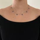 Colar 7 Pedras Safira