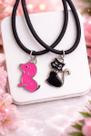 Colar Amizade Melhores Amigas Best Friends Pet's Dog&cat Bff