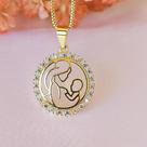 Colar Amor de Mãe Banhado em Ouro 18K