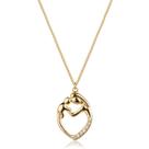 Colar Amor de Mãe, Colar mãe e bebe Banho de Ouro 18k