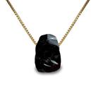 Colar Amuleto de Obsidiana Negra