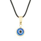 Colar Amuleto Olho Grego Azul 6mm Proteção Contra Inveja - Sunshine Cristais