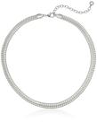 Colar Anne Klein Classics - Corrente Silvertone 17cm - Para Mulheres Colar Anne Klein Classics - Corrente Silvertone 17cm - Para Mulheres