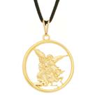 Colar Arcanjo Miguel 30mm Masculino Feminino Católico - Sunshine Cristais