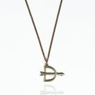 Colar Arco e Flecha Ouro Velho Masculino Colar Arco e Flecha Ouro Velho Masculino