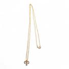 Colar Aries Signo do Zodíaco Pingente Dourado 30 cm