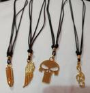 Colar artesanal aleatório de metal Colar artesanal aleatório de metal