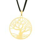 Colar Árvore da Vida com Aro 30mm Judaica Cabala - Sunshine Cristais