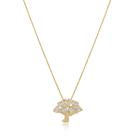 Colar Arvore da Vida com Pedras de Zirconias Banhado Ouro 18k Colar Arvore da Vida com Pedras de Zirconias Banhado Ouro 18k