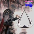 Colar Assassin's Creed Alta Durabilidade Pingente Metal Cromado Gamer Geek Cordão Ajustável