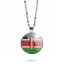 Colar Bandeira do Kenya ou Quênia Unissex Colar Bandeira do Kenya ou Quênia Unissex