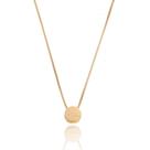 Colar Banhado a Ouro 18k 45 cm Liso