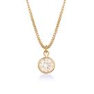 Colar Banhado a Ouro 18K Ponto de Luz