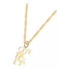 Colar banhado ouro 3x 24k 18k e 22k feminino 50cm com pingente casal namorados 530591 541829 Colar banhado ouro 3x 24k 18k e 22k feminino 50cm com pingente casal namorados 530591 541829
