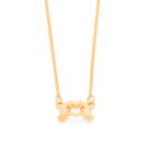 Colar banhado ouro 3x 24k 18k e 22k feminino coração rommanel pendant mãos coração 531856