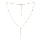 Colar Banhado Ouro Feminino Delicado Com Zircônia Garantia