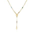 Colar Barzel Banhado a Ouro 18K da Virgem Maria Multicolorido