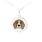 Colar Beagle Coleção Estimação em Prata 925 Marrom
