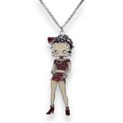 Colar Betty Boop com Strass BB0312