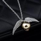 Colar Bijuteria Harry Potter Pomo De Ouro Quadribol - Prata Colar Bijuteria Harry Potter Pomo De Ouro Quadribol - Prata
