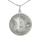 Colar Bitcoin Coleção Hobbies em Prata 925