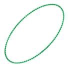 Colar blinkee Smooth Round Opaco Bead Mardi Gras Green x12