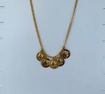 colar Boho chic tendencia outono inverno pingente medalhas ciganas