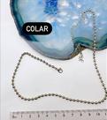 Colar Bolinha 3,2mm - 01 Unidade - Níquel Branco
