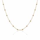 Colar Bolinha Feminino Banhado a Ouro 18k