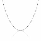 Colar Bolinha Feminino Banhado a Prata 925