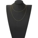 Colar Bolinhas Lisas Duplo Folheado a Ouro 18k