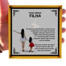 Colar Borboleta Presente Aniversário de Pai Viking Para Filha Prata Esterlina 925 + Dedicatória