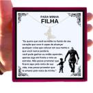Colar Borboleta Presente Aniversário de Pai Viking Para Filha Prata Esterlina 925 + Dedicatória
