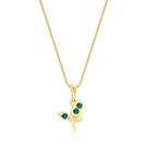 Colar Broto com cristais revestido em ouro 18 k Colar Broto com cristais revestido em ouro 18 k