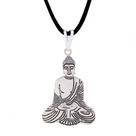 Colar Buda 22x30mm Hindu Meditação Yoga - Cordão - Sunshine Cristais
