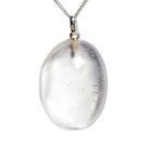 Colar Cabochão Pedra Quartzo Cristal Montagem Prata 950 Colar Cabochão Pedra Quartzo Cristal Montagem Prata 950