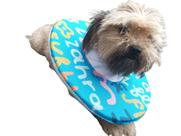 Colar Cães Dog Elizabetano Disco Cone Revestido Tecido macio