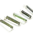 Colar Canudo Turmalina Verde G na Prata e garra 950 Bruto Colar Canudo Turmalina Verde G na Prata e garra 950 Bruto