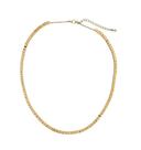 COLAR CANUTILHOS LISOS BANHADO A OURO - 40 cm + 5 cm Extensor