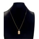 Colar Carti Fecho Lagosta 2mm pingente inicial A Colar Carti Fecho Lagosta 2mm pingente inicial A