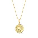 Colar Cavalo em Corrente Veneziana Revestido em Ouro