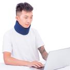 Colar cervical confortável de alta densidade Peifly azul